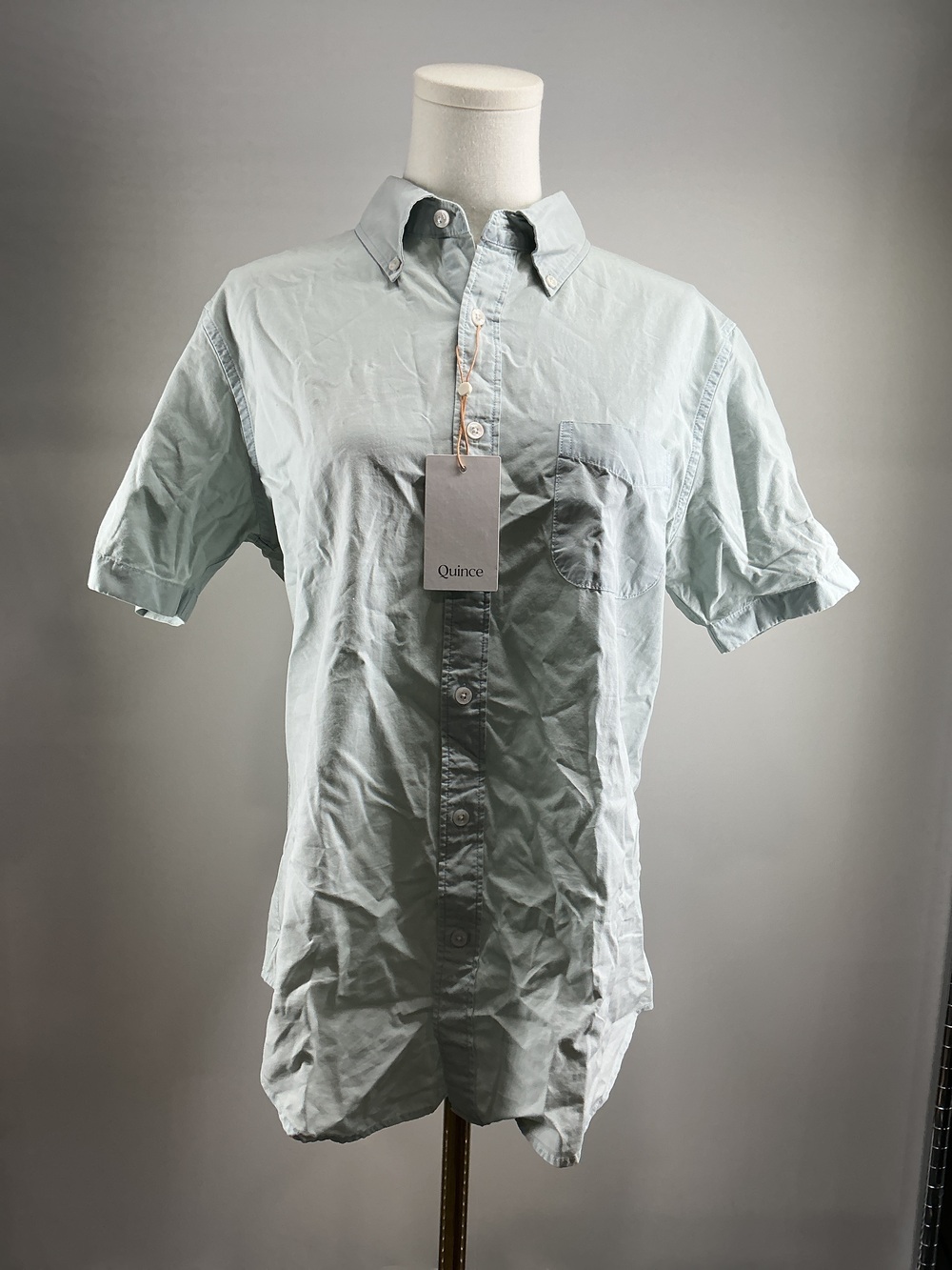 100% Organic Chambray Short Sleeve Shirt